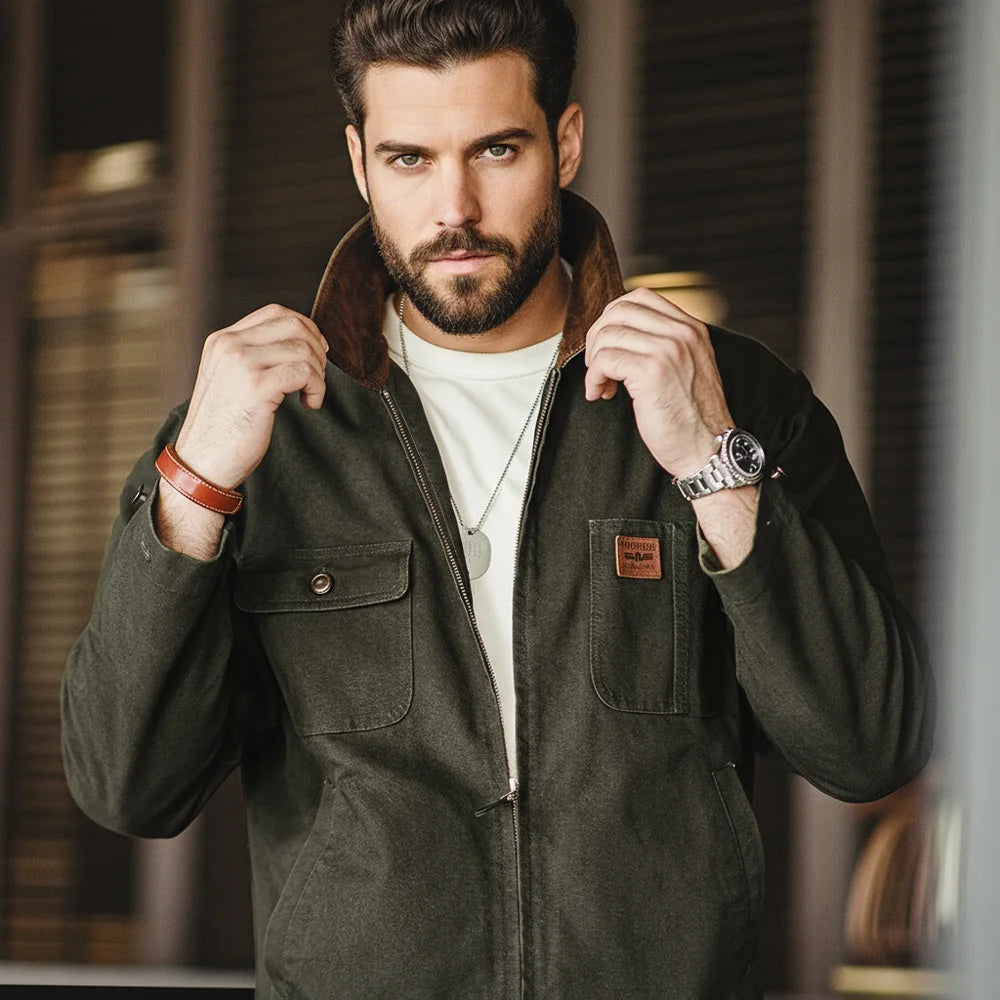 Vintage Heavyweight Canvas Detroit Jacket Men