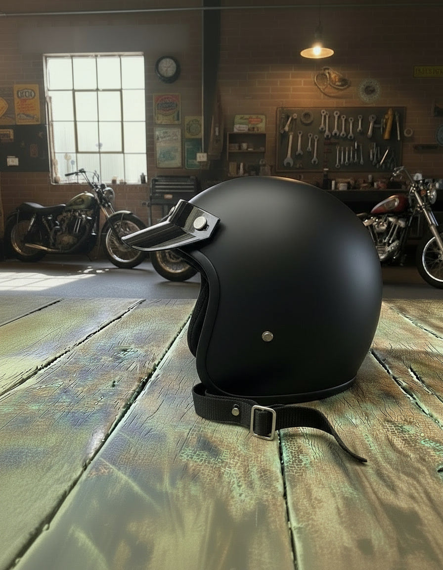 Retro 3/4 Helmet - Matte