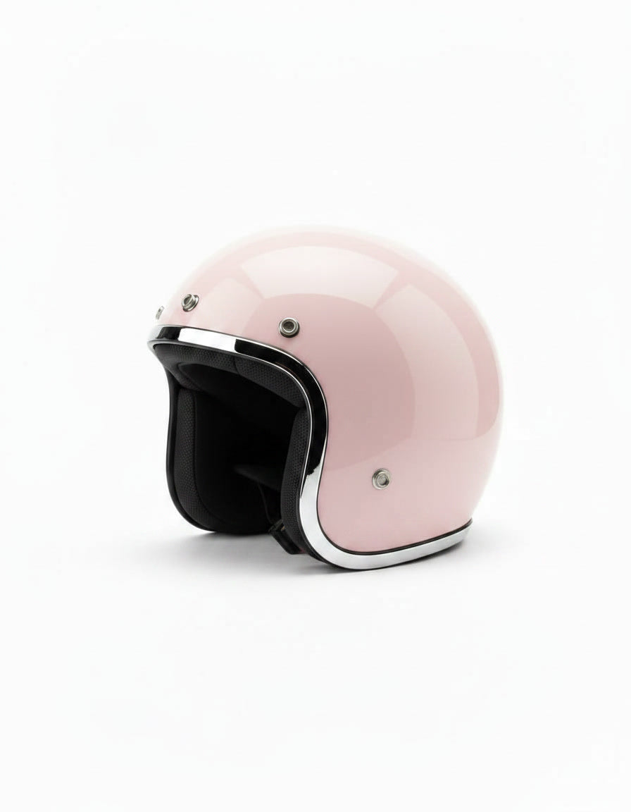Retro 3/4 Helmet - Pink