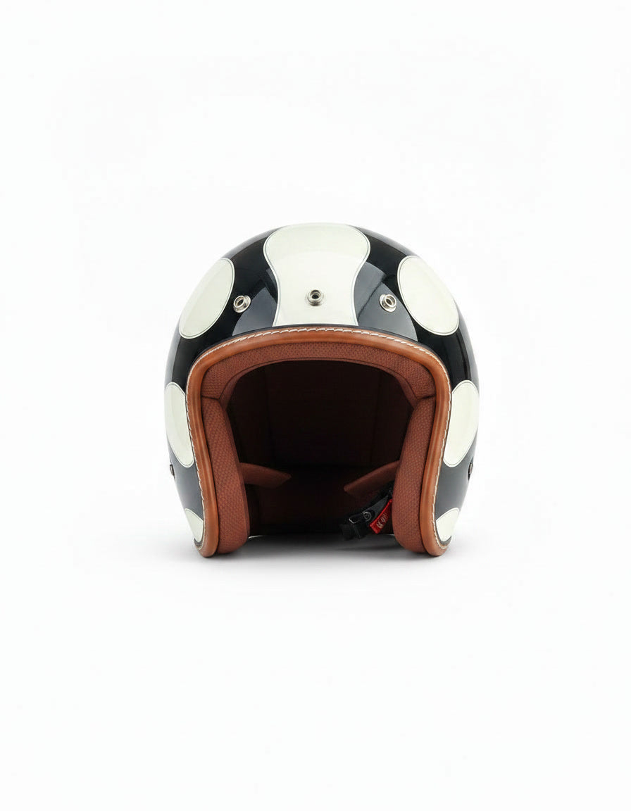 Retro 3/4 Helmet - Burnout