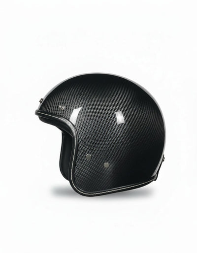 Retro Helmet - Raw Carbon