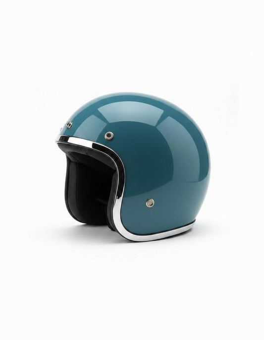 Retro 3/4 Helmet - Prussian