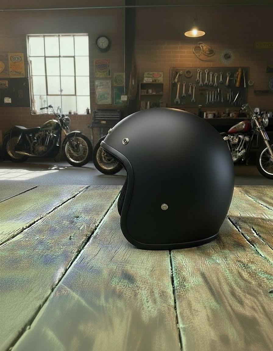 Retro 3/4 Helmet - Matte
